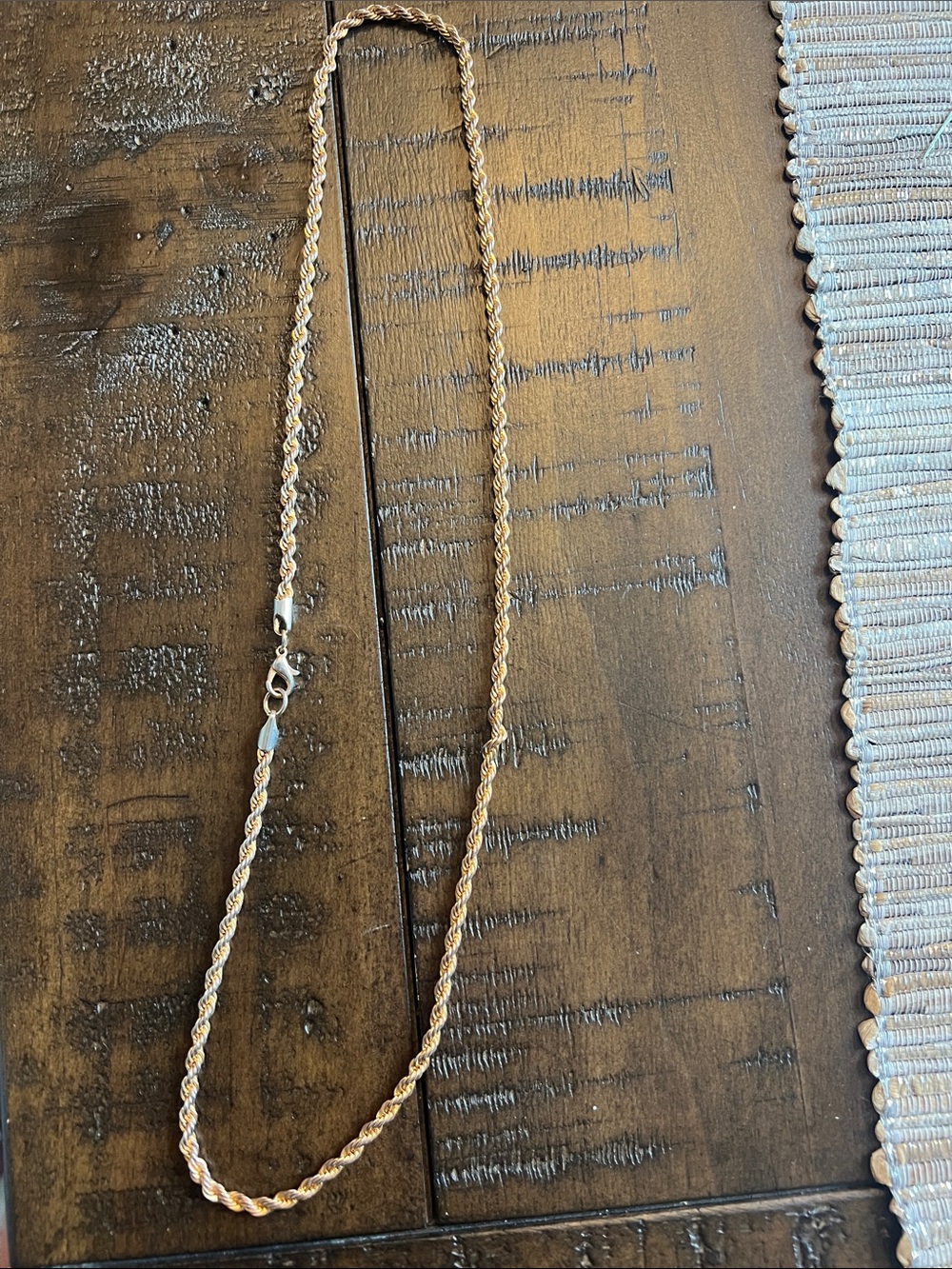 Gold Rope Chain Necklace - Women Jewelry